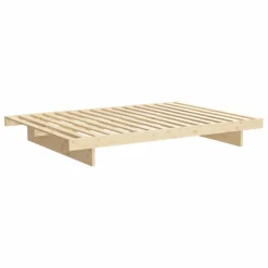 Lit Kanso en bois sans tiroirs