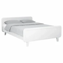 Lit rond 140x200 cm | Blanc