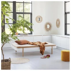 Lit Wood Lounger 90x200 cm en chêne | Chêne