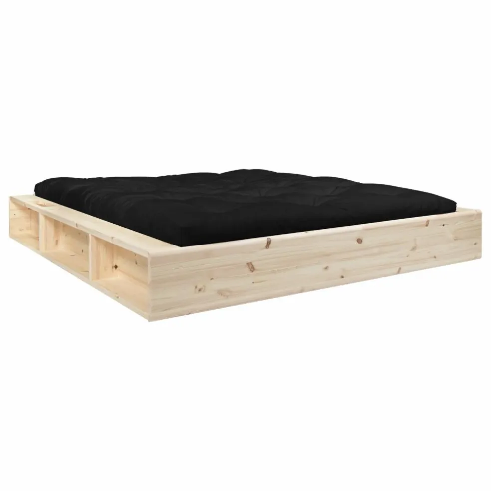 Lit Ziggy avec rangements | Bois clair