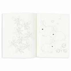 Livre de coloriage et crayons de couleurs Mizumi | Ecru