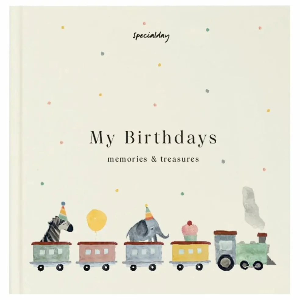 Livre de souvenirs My Birthdays - EN | Ecru