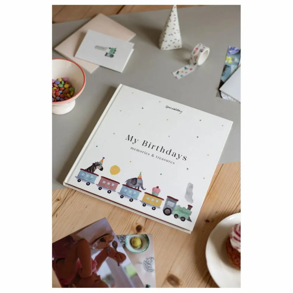 Livre de souvenirs My Birthdays - EN | Ecru