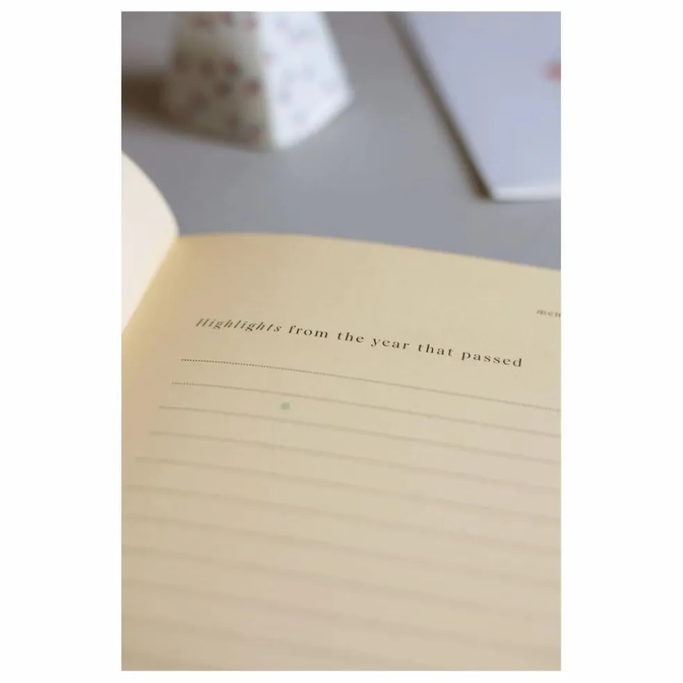 Livre de souvenirs My Birthdays - EN | Ecru
