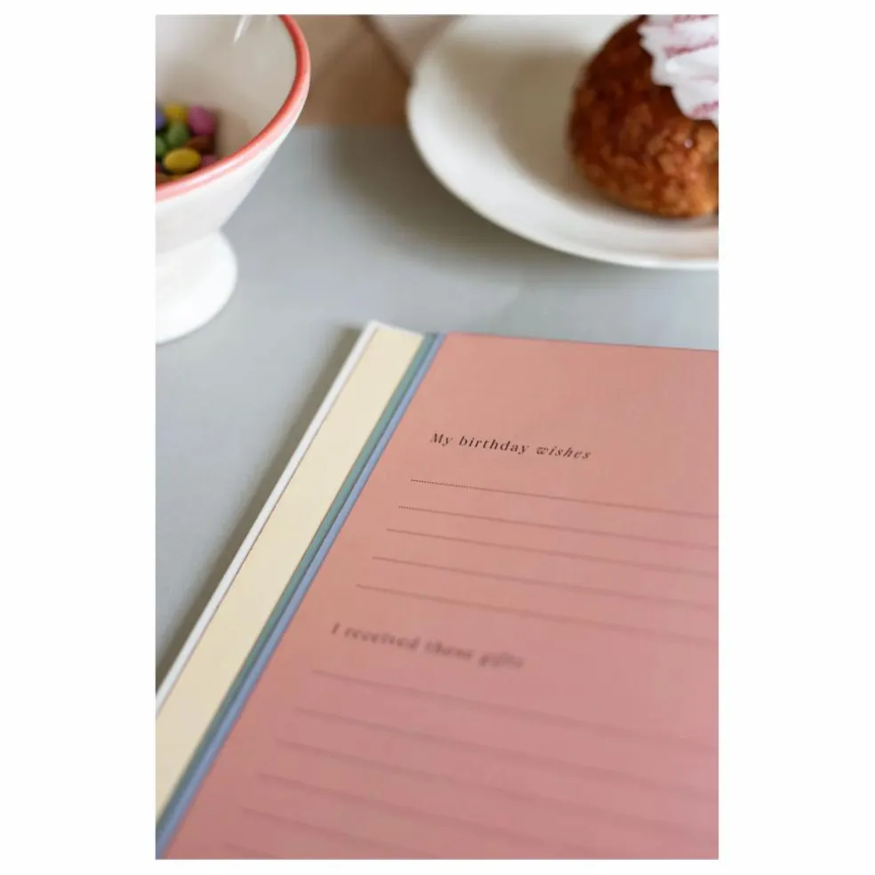 Livre de souvenirs My Birthdays - EN | Ecru