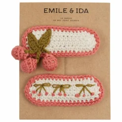 Lot 2 Barrettes Crochet | Rose
