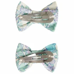 Lot 2 Barrettes Mini Clic | Vert d'eau