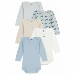 Lot 5 Bodies Baleines | Bleu