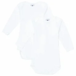 Lot 2 Bodies Coton Bio | Blanc