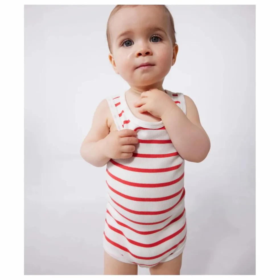 Lot 2 Bodies Marinière Coton Bio | Ecru