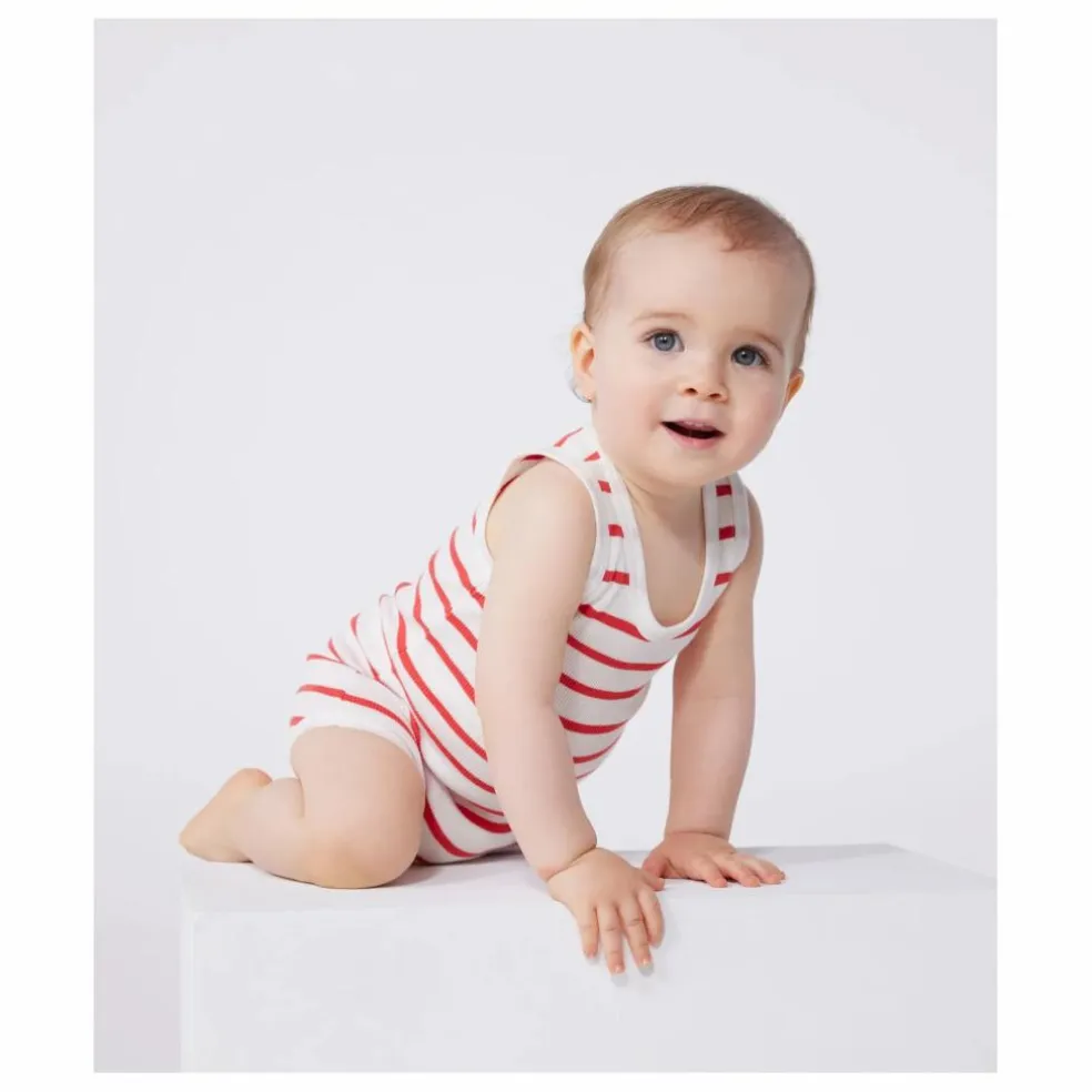 Lot 2 Bodies Marinière Coton Bio | Ecru