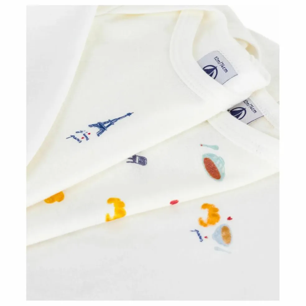 Lot 3 Bodies Paris Coton Bio | Blanc