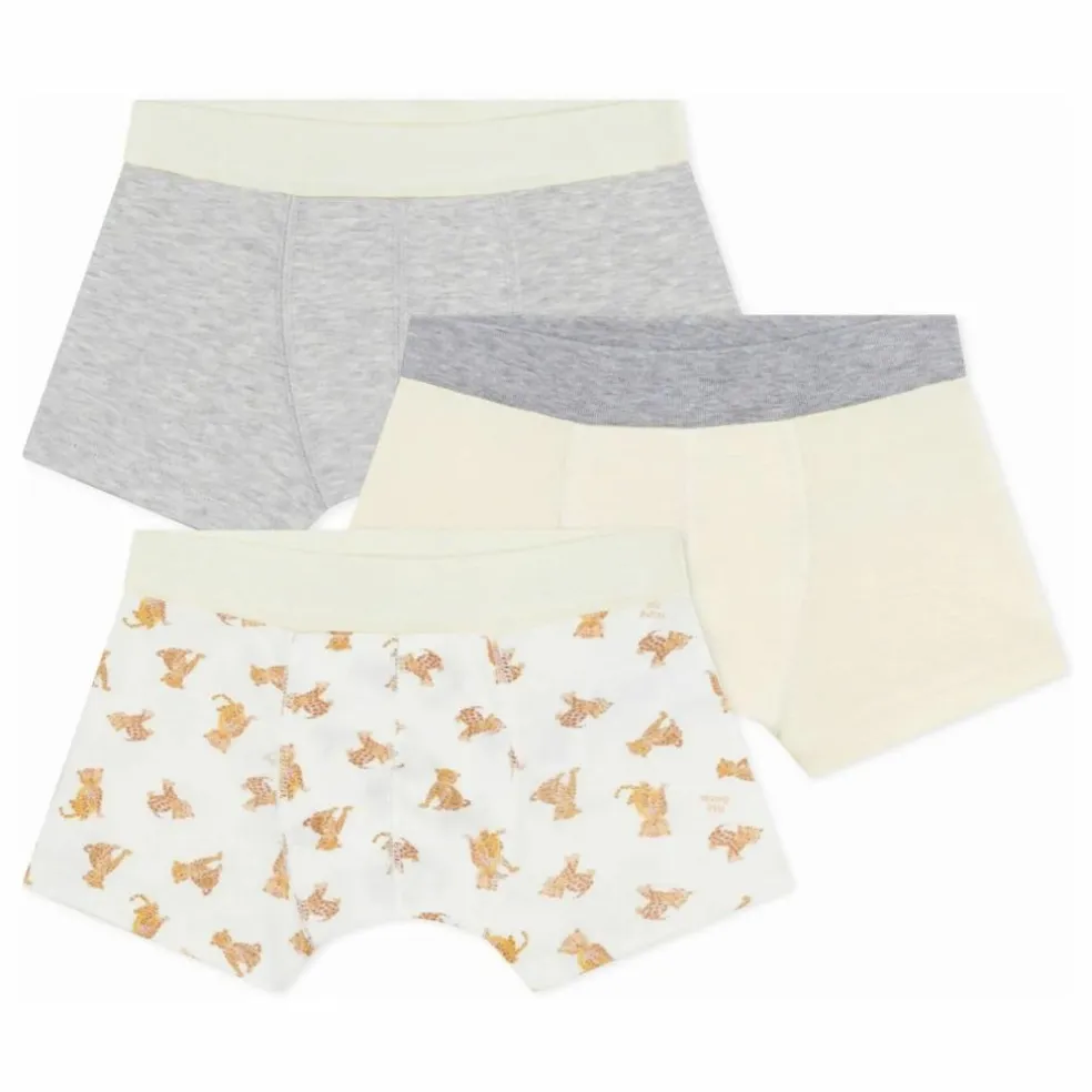 Lot 3 Boxers Guépards | Ecru