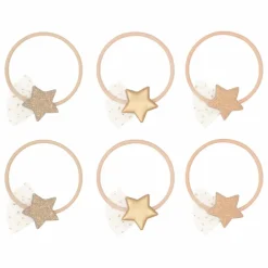 Lot 6 Chouchous Pailletés | Doré