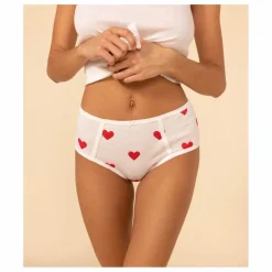 Lot 2 Culottes Cœurs - Collection Femme | Blanc