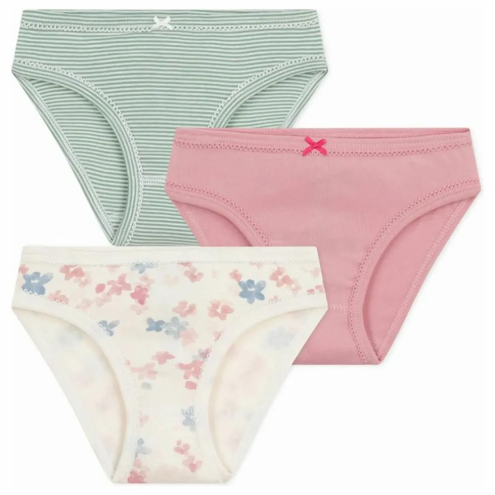 Lot 3 Culottes Fleuries | Blanc