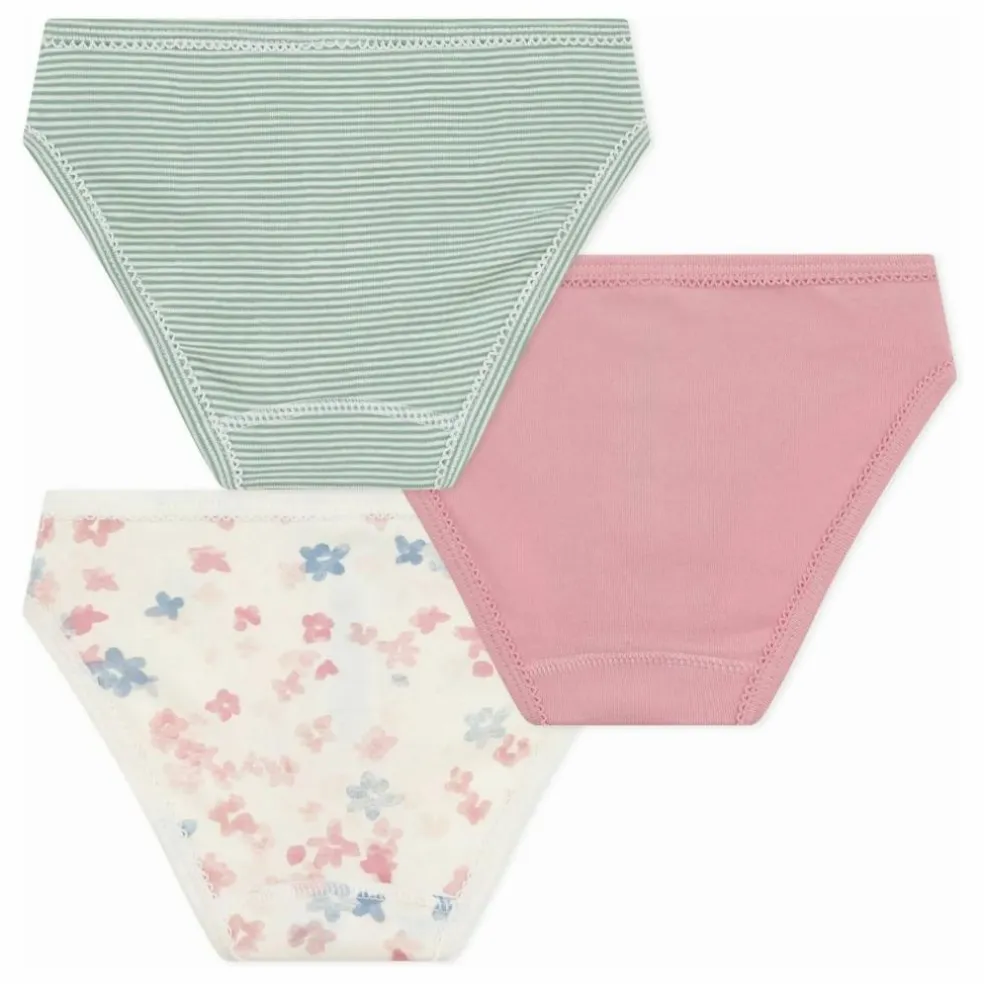 Lot 3 Culottes Fleuries | Blanc