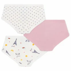 Lot 3 Culottes Paris Coton Bio | Blanc