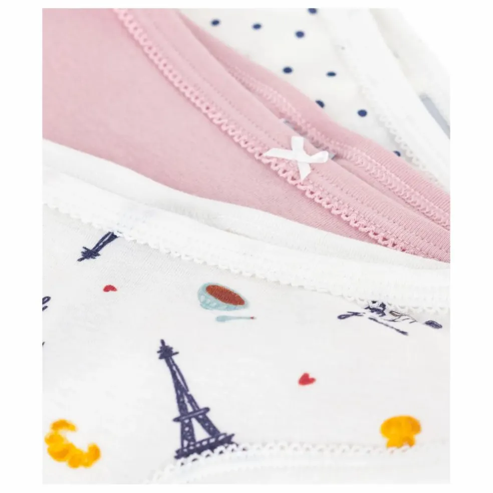 Lot 3 Culottes Paris Coton Bio | Blanc
