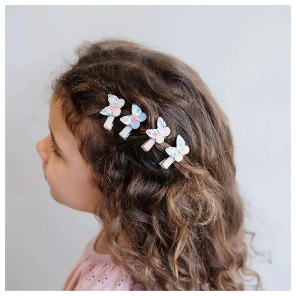 Lot 8 Mini Barrettes Betty | Beige