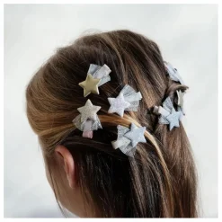 Lot 8 Mini Barrettes Pailletées | Doré