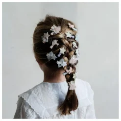 Lot 8 Mini Barrettes Pailletées | Doré