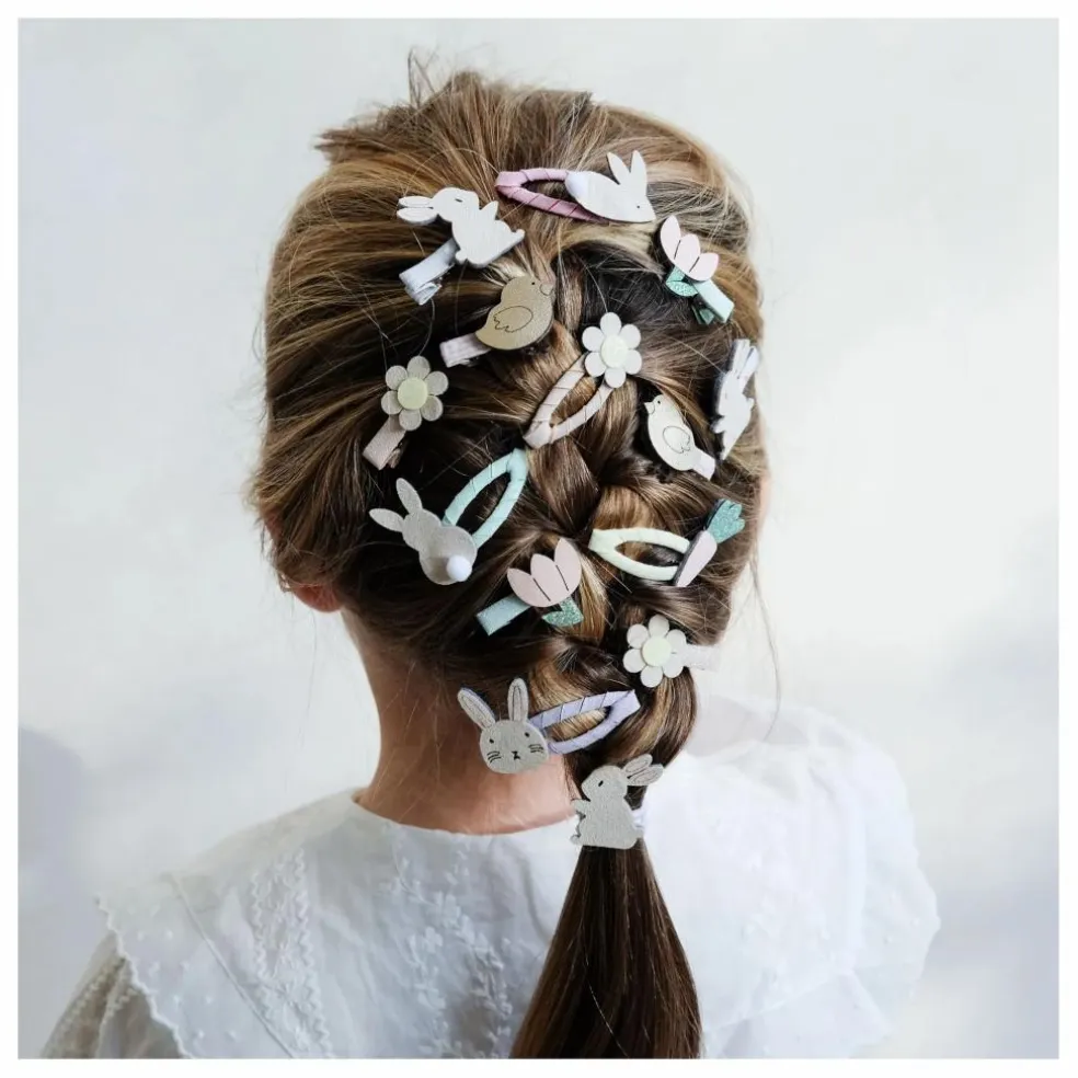 Lot 8 Mini Barrettes Pâques | Lilas