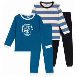 Lot 2 Pyjamas Super Slide Dog | Bleu