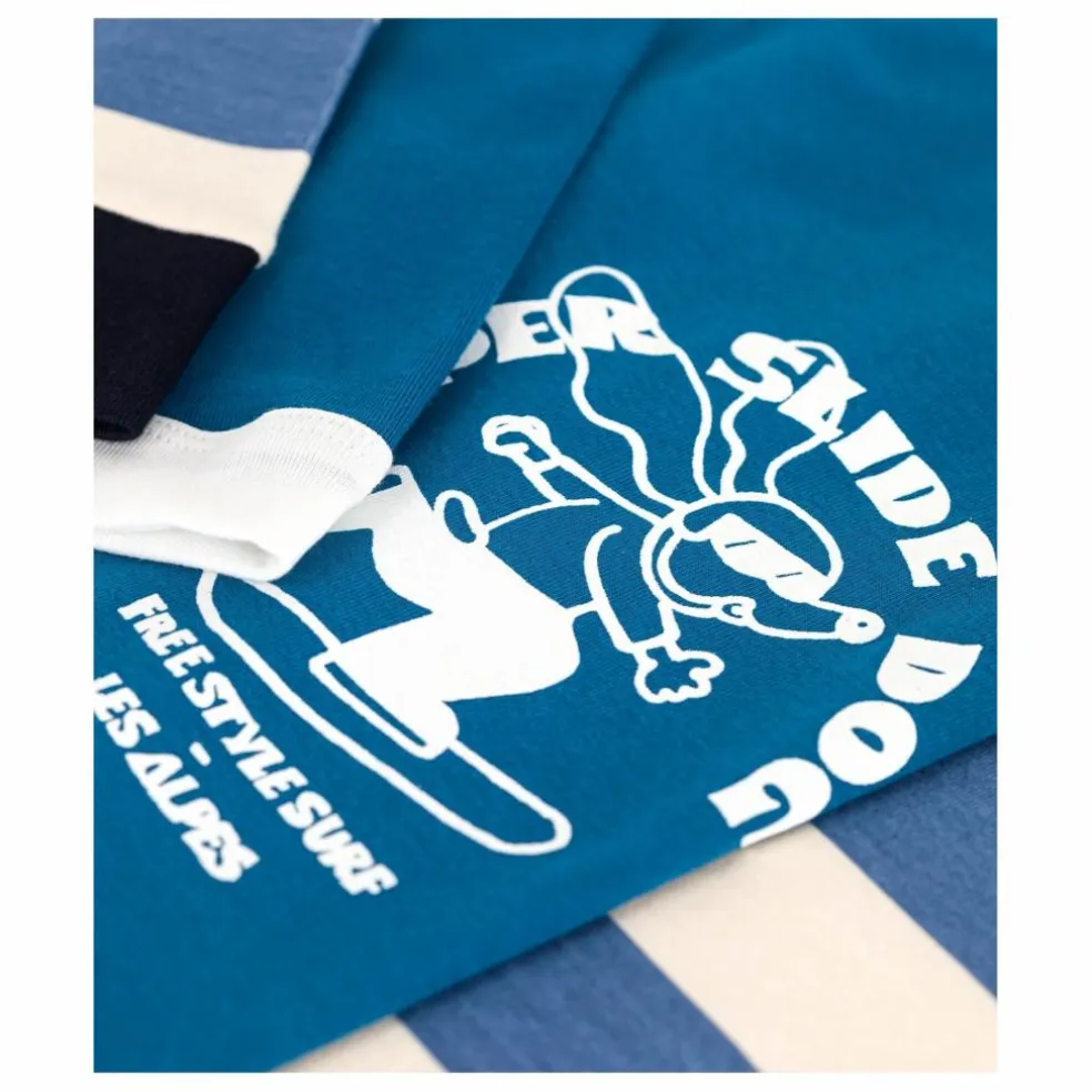 Lot 2 Pyjamas Super Slide Dog | Bleu