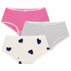 Lot 3 Shorties Rayés | Blanc