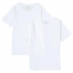 Lot 2 T-Shirts Manches Courtes Coton Bio | Blanc