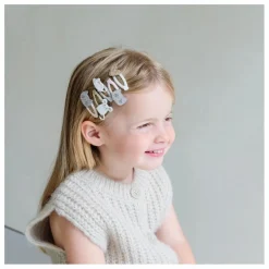 Lot de 5 Barrettes Chat | Rose