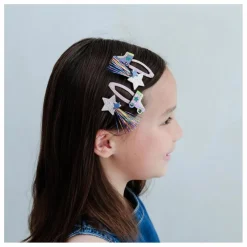 Lot de 4 Barrettes Rollerskate | Doré