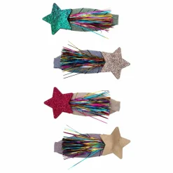 Lot de 4 Barrettes Tinsel | Rose