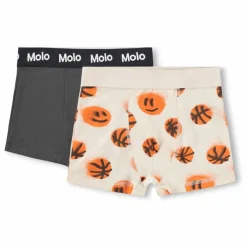 Lot de 2 Caleçons Justin Basketball Coton Bio | Ecru