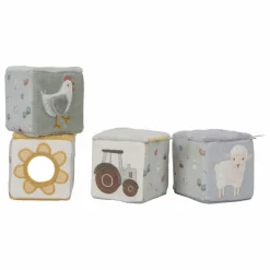Lot de 4 cubes doux - Little Farm