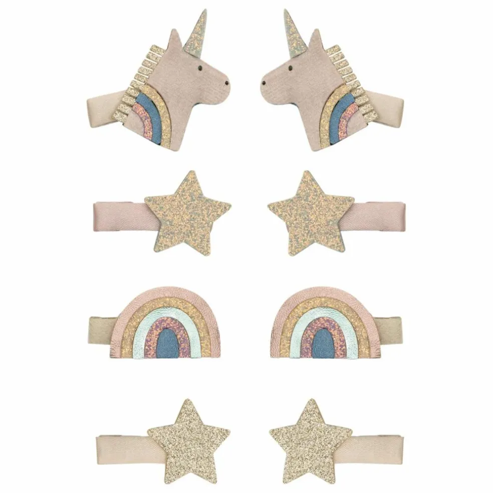 Lot de 8 Mini Barrettes Celeste | Rose