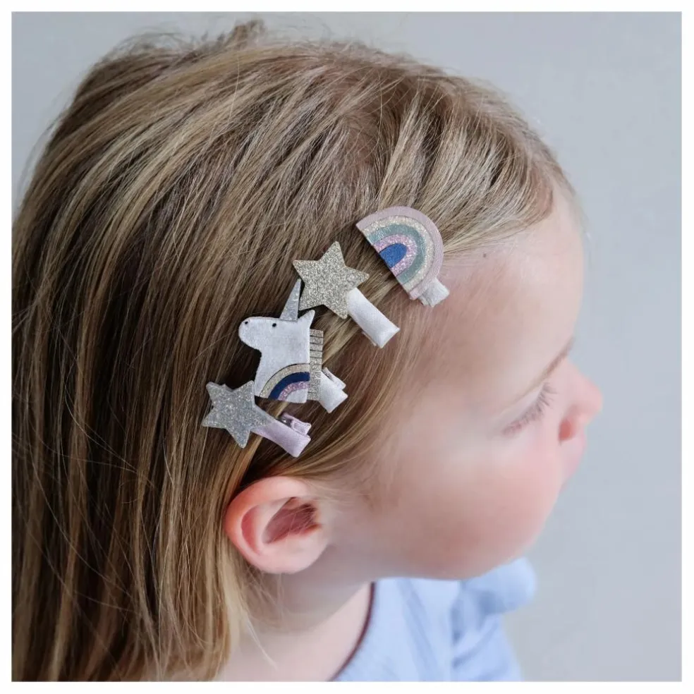 Lot de 8 Mini Barrettes Celeste | Rose