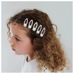 Lot de 5 Mini Barrettes Perle | Rose