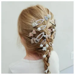 Lot de 5 Mini Barrettes Perle | Rose