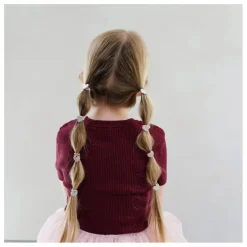Lot de 8 Mini Chouchous Cœur | Doré