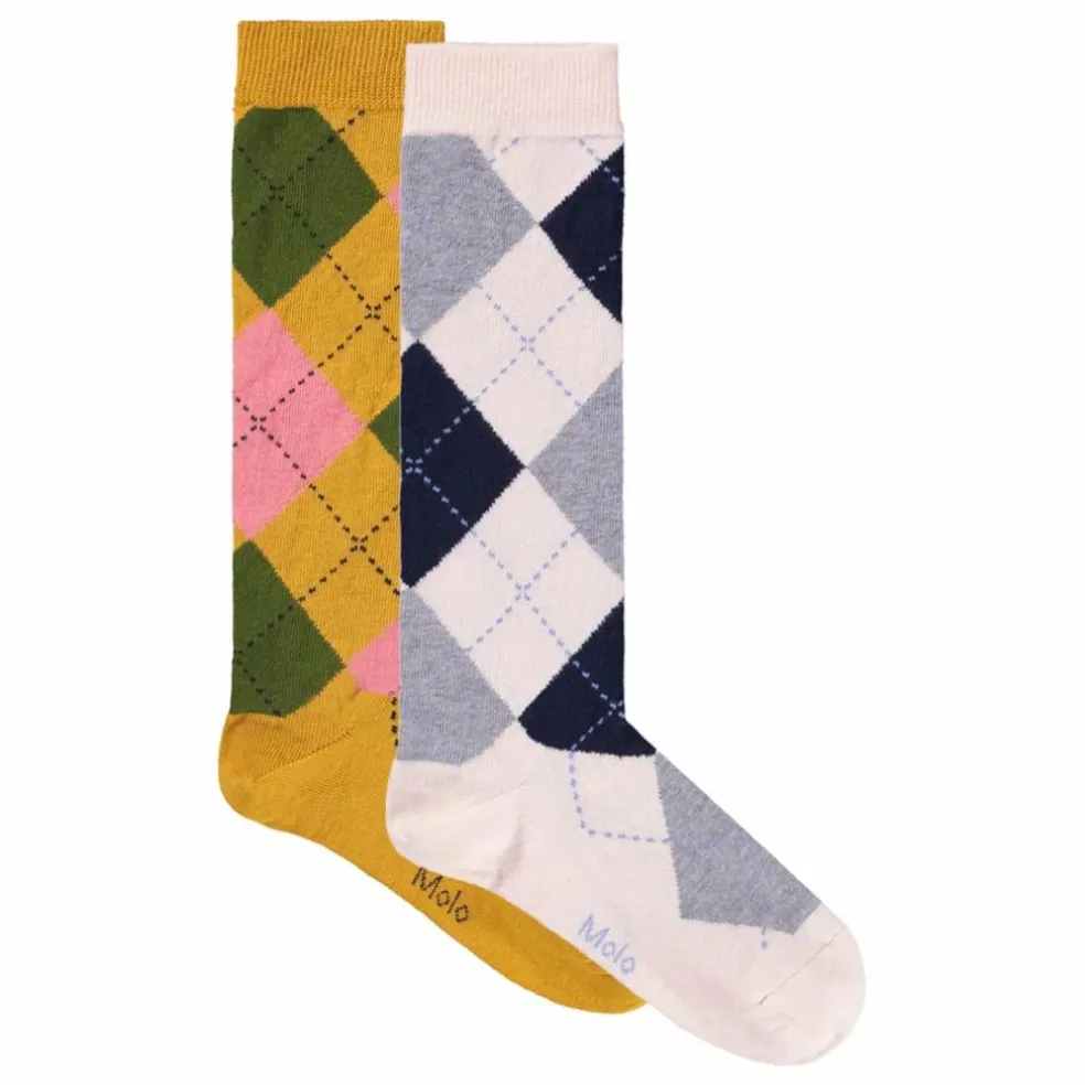 Lot de 2 Paires de Chausettes Norvina | Rose pâle