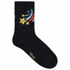 Lot de 2 Paires de Chaussettes Nomi Etoiles | Noir