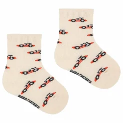 Lot de 2 Paires de Chaussettes Voitures Coton Bio | Beige
