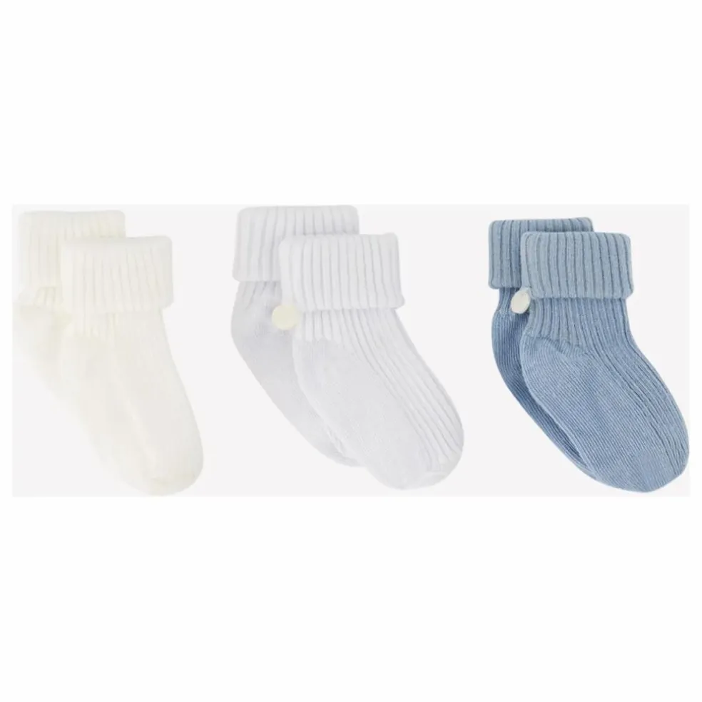 Lot de 3 Paires de Chaussettes | Bleu horizon