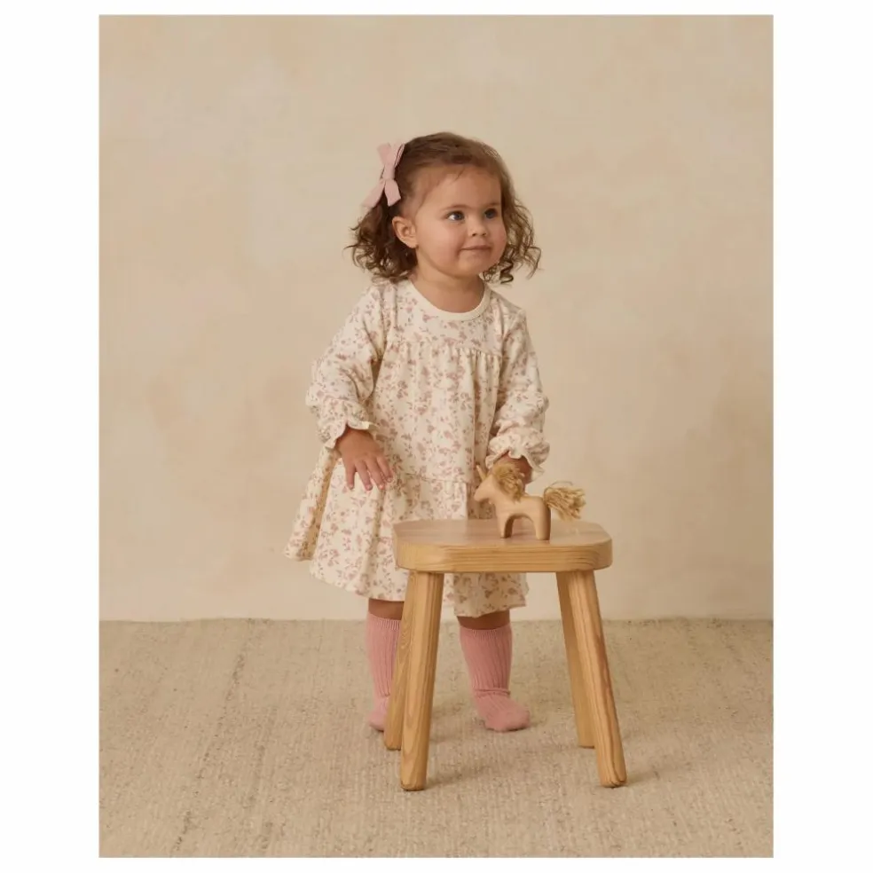 Lot de 2 Paires de Chaussettes Côtelées Coton Bio | Rose