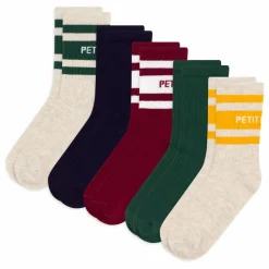 Lot de 5 Paires de Chaussettes Petit Bateau | Vert sapin