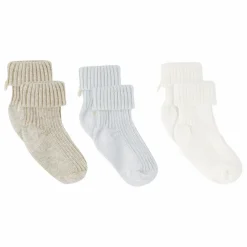 Lot de 3 Paires de Chaussettes | Bleu Clair