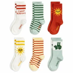 Lot de 6 Paires de Chaussettes Camp Rodini Coton Bio | Ecru
