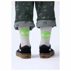 Lot de 2 Paires de Chaussettes Norman Alien | Noir